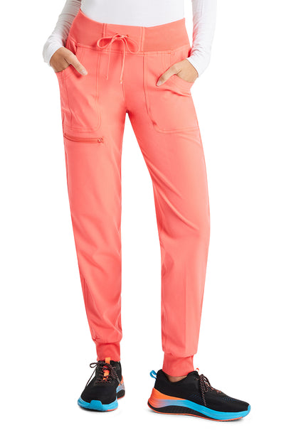 HeartSoul Break on Through HS030 Drawstring Jogger Go Guava Model Image Front | Heartsoul