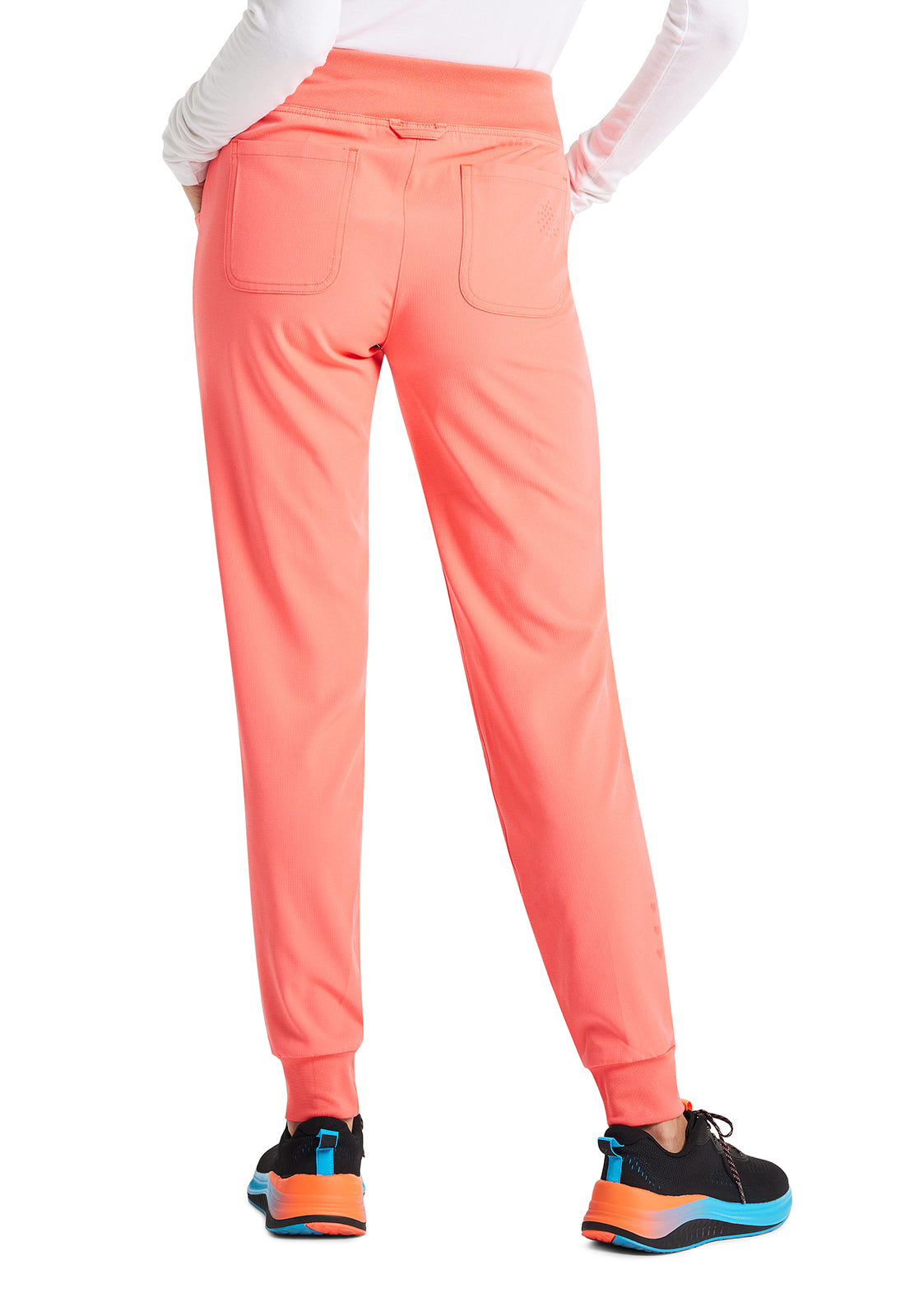 HeartSoul Break on Through HS030 Drawstring Jogger Go Guava Model Image Back | Heartsoul