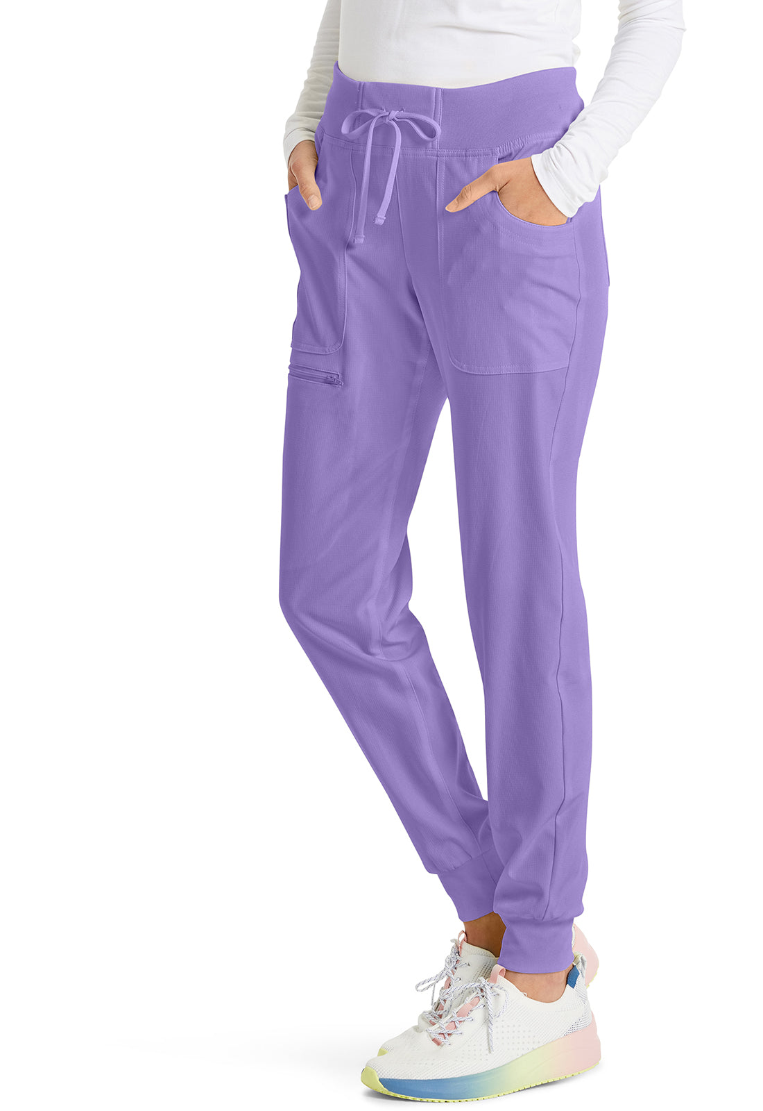 Break on Through HS030 Drawstring Jogger Lavender Sparkle