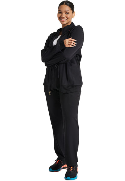 HeartSoul Break on Through HS347 Zip Front Jacket Black