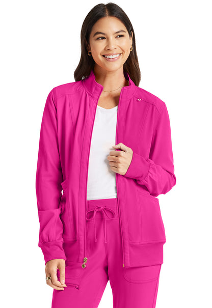 Break on Through HS347 Zip Front Jacket Flamingo
