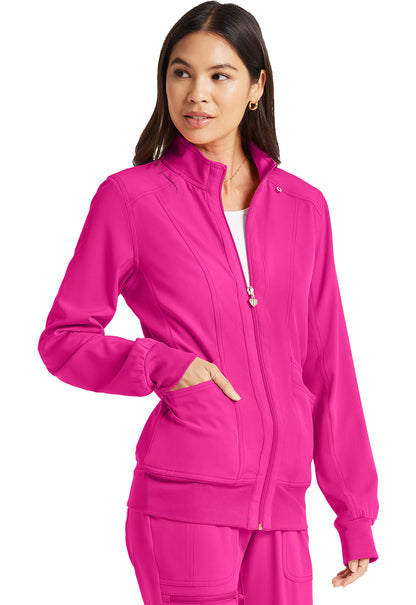 Break on Through HS347 Zip Front Jacket Flamingo