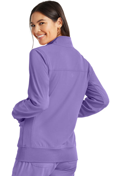 Break on Through HS347 Zip Front Jacket Lavender Sparkle