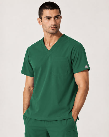 Foundry Men's 1505 Cobalt Men'S 1 Pocket V-Neck Top Hunter