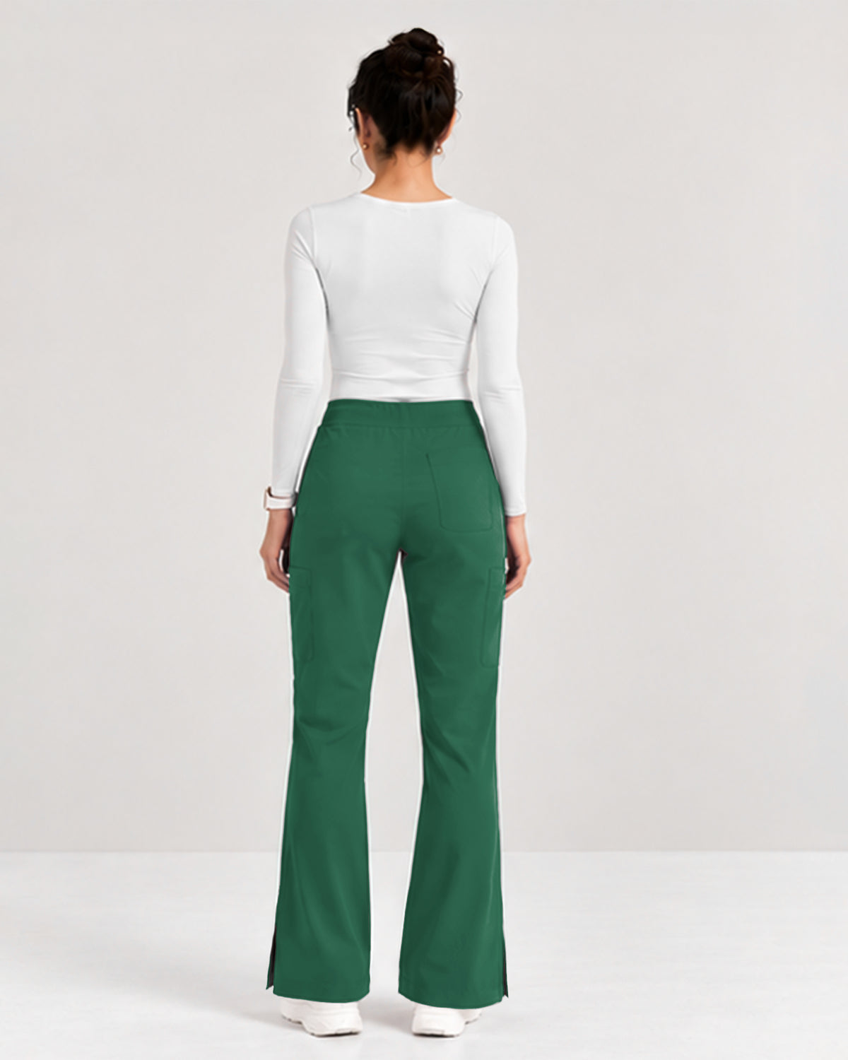 Foundry Women's 2005 Jasmine 5 Pocket Mini Flare Cargo Pant Hunter