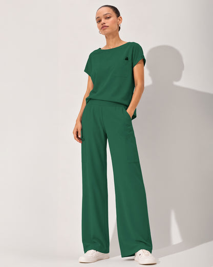 Foundry Women's 2205 Sierra 5 Pocket Wide Leg Pant Hunter