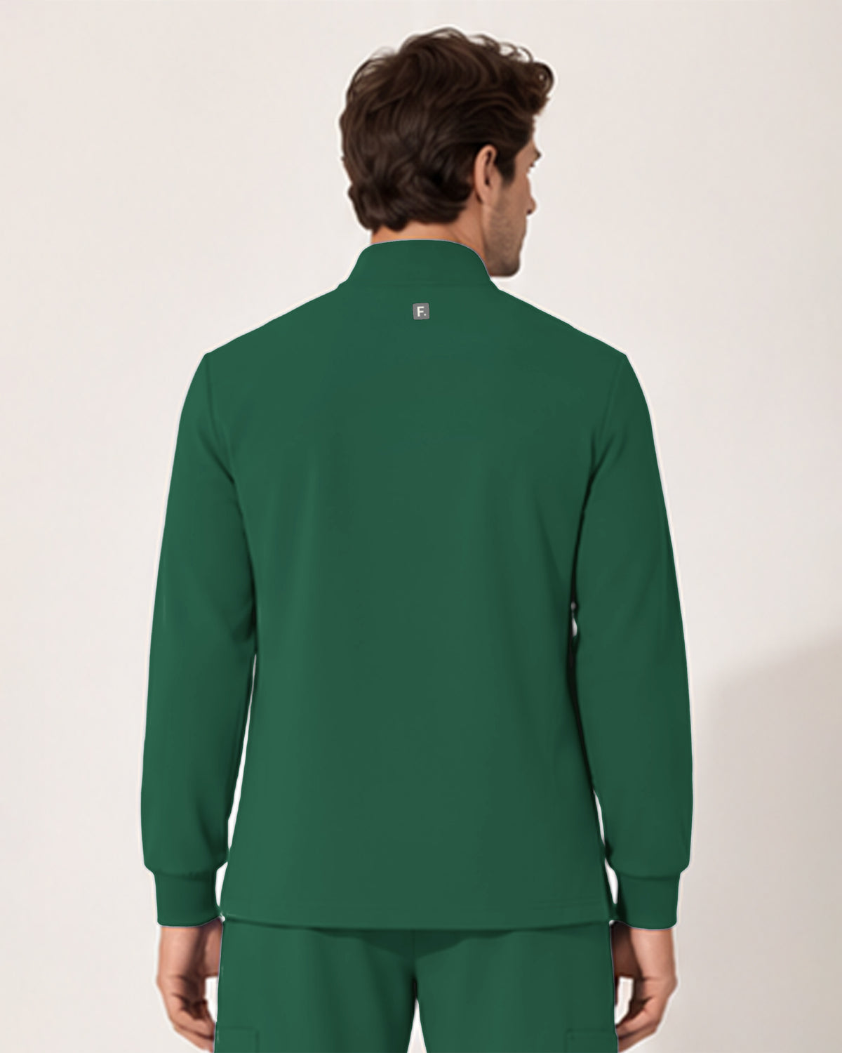 Foundry Men's 6505 Slate Men'S 2 Pocket Scrub Jacket Hunter