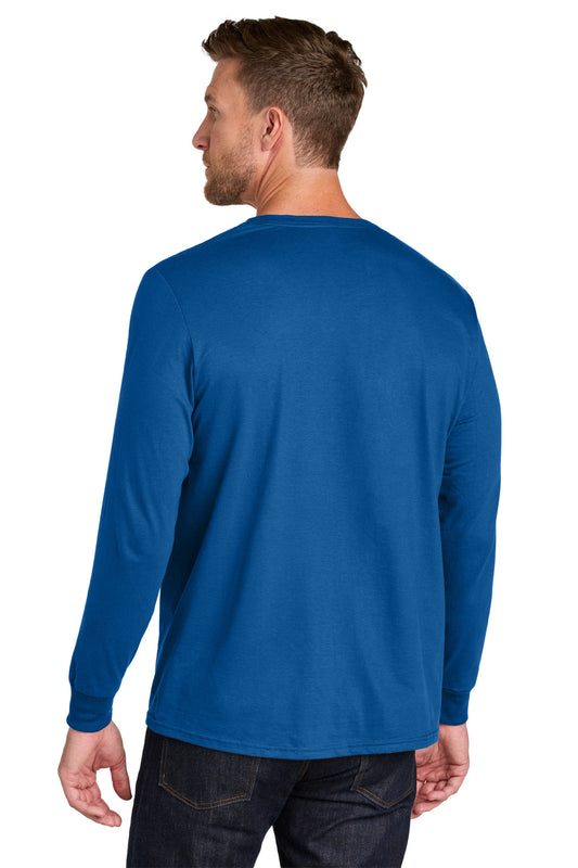 Jerzees Ultimate Unisex Ring Spun Long Sleeve T-Shirt IC46L Royal