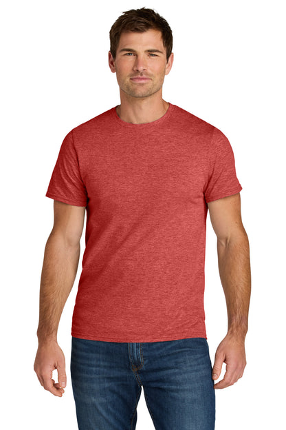 Jerzees Ultimate Unisex Ring Spun T-Shirt IC46M Fiery Red Heather