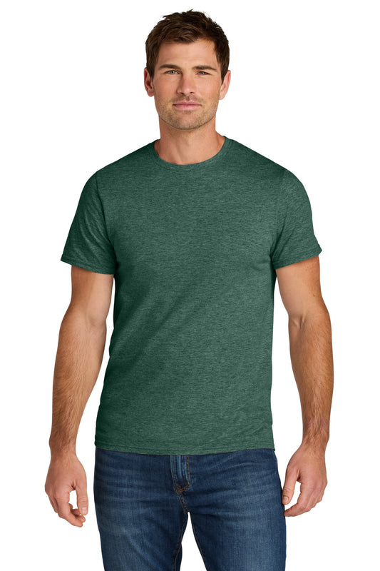 Jerzees Ultimate Unisex Ring Spun T-Shirt IC46M Forest Green Heather