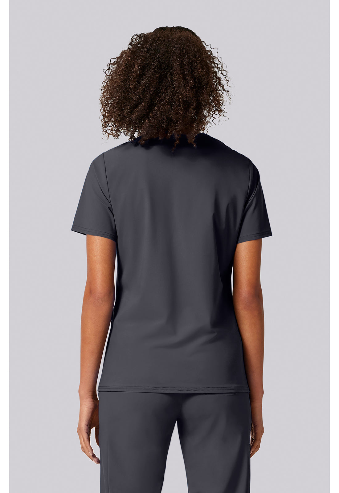 Pursuit IN00011 Women's Built in Sport Bra Scrub Top image 4