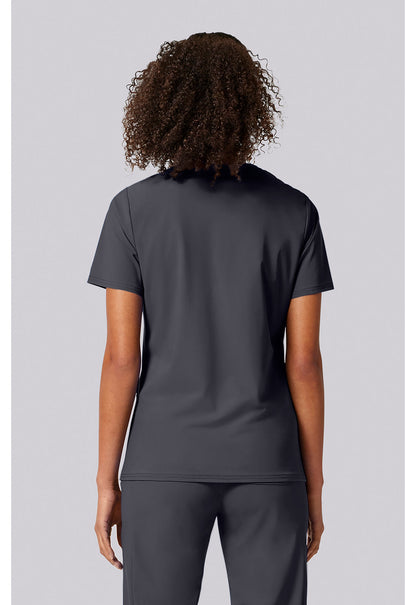 Pursuit IN00011 Women's Built in Sport Bra Scrub Top image 4