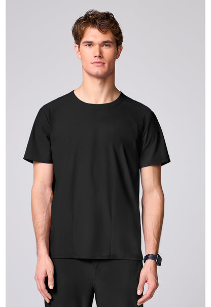 Pursuit IN00020 Men's Crew Neck Scrub Top Black