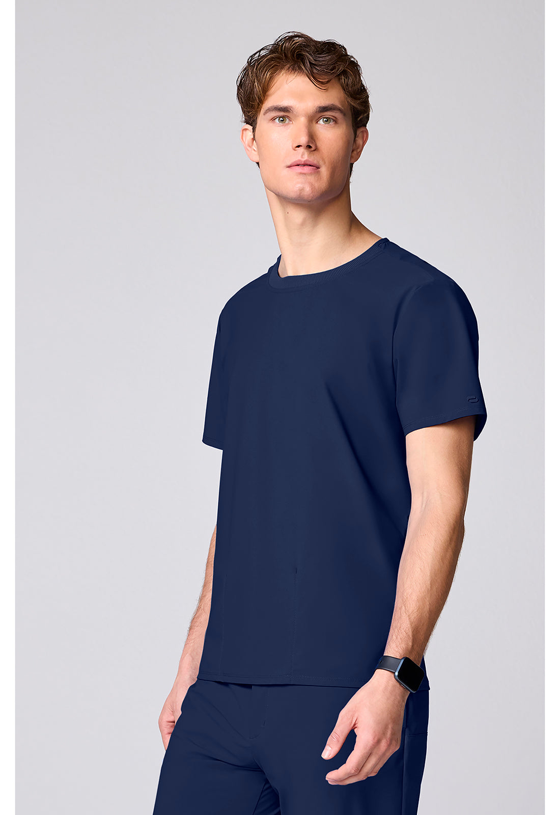 Pursuit IN00020 Men's Crew Neck Scrub Top Navy