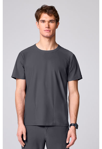 Pursuit IN00020 Men's Crew Neck Scrub Top Pewter
