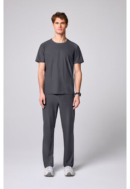 Pursuit IN00020 Men's Crew Neck Scrub Top Pewter