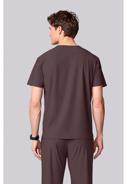 Pursuit IN00020 Men's Crew Neck Scrub Top Walnut Roast