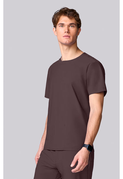 Pursuit IN00020 Men's Crew Neck Scrub Top Walnut Roast