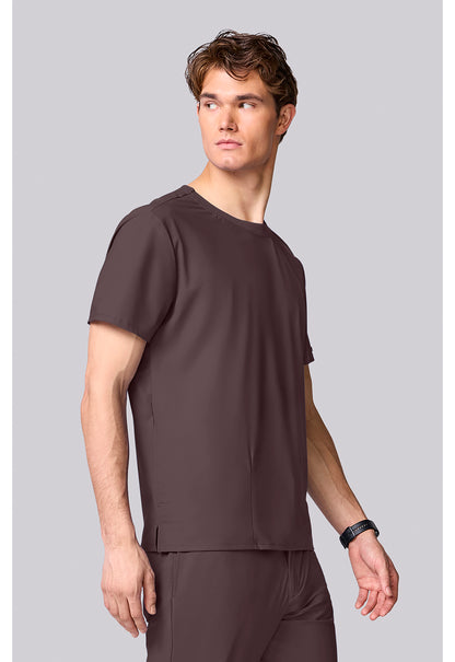 Pursuit IN00020 Men's Crew Neck Scrub Top Walnut Roast