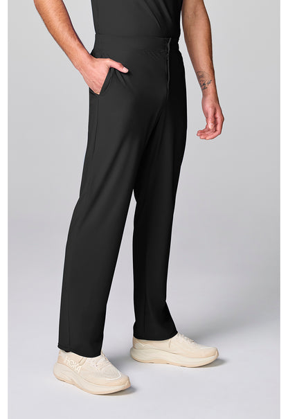 Pursuit IN00021 Men's Straight Leg Scrub Pants Black