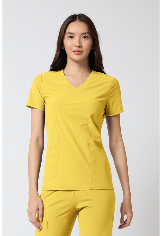 Pursuit IN00033 Women's V-Neck Top Butterscotch