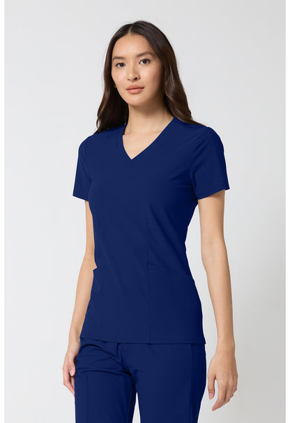 Pursuit IN00033 Women's V-Neck Top Navy