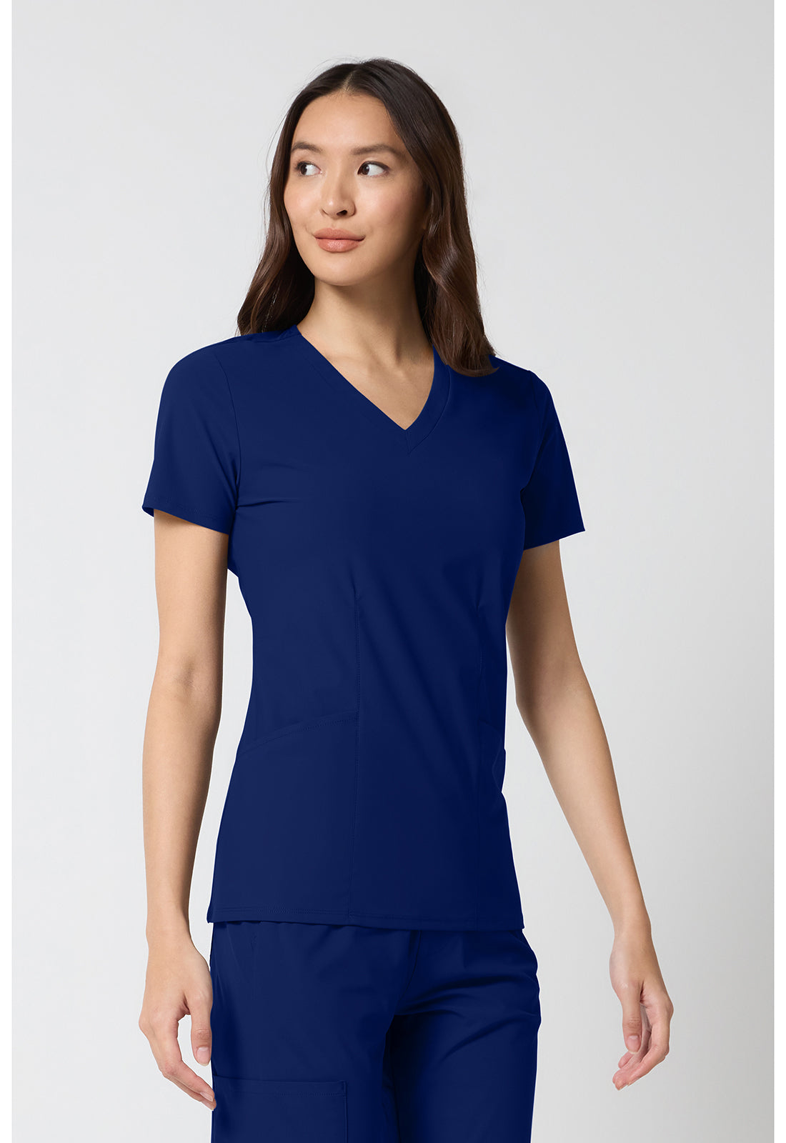 Pursuit IN00033 Women's V-Neck Top Navy