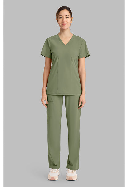 Pursuit IN00033 Women's V-Neck Scrub Top Olive