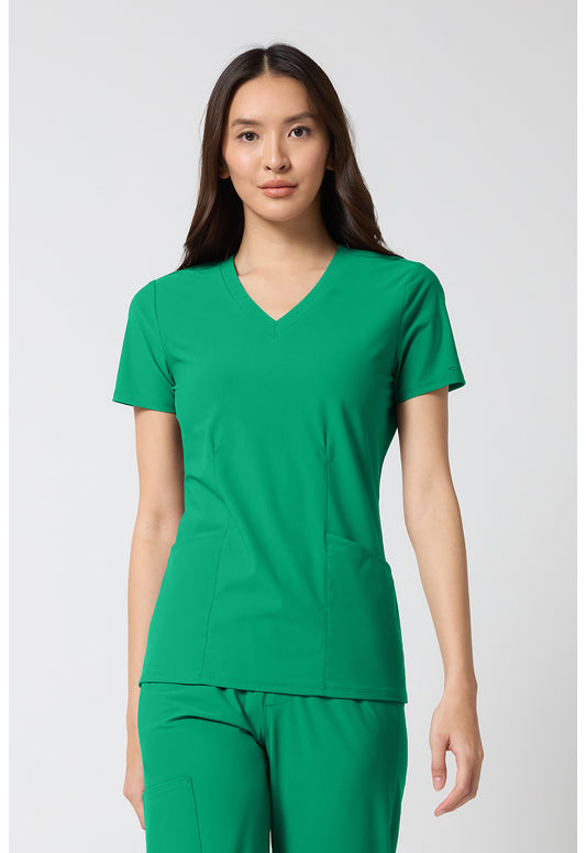 Pursuit IN00033 Women's V-Neck Top Retro Green