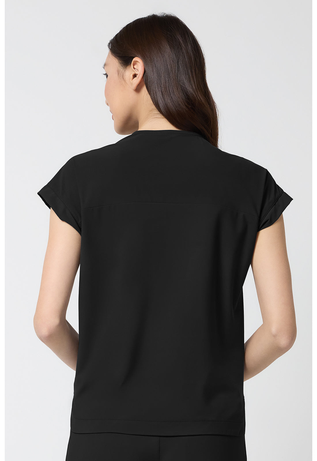 Pursuit IN00034 Women's Dolman V-Neck Top Black