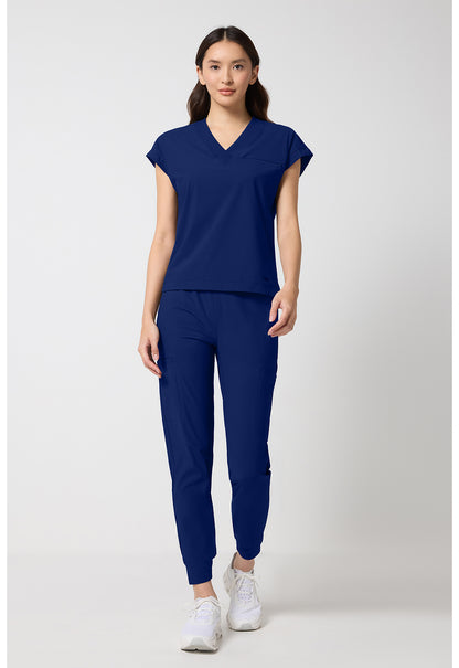 Pursuit IN00034 Women's Dolman V-Neck Top Navy