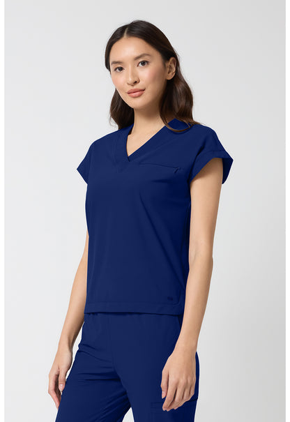 Pursuit IN00034 Women's Dolman V-Neck Top Navy