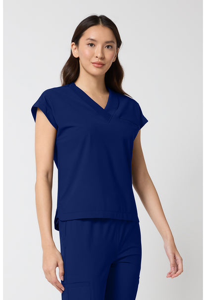 Pursuit IN00034 Women's Dolman V-Neck Top Navy