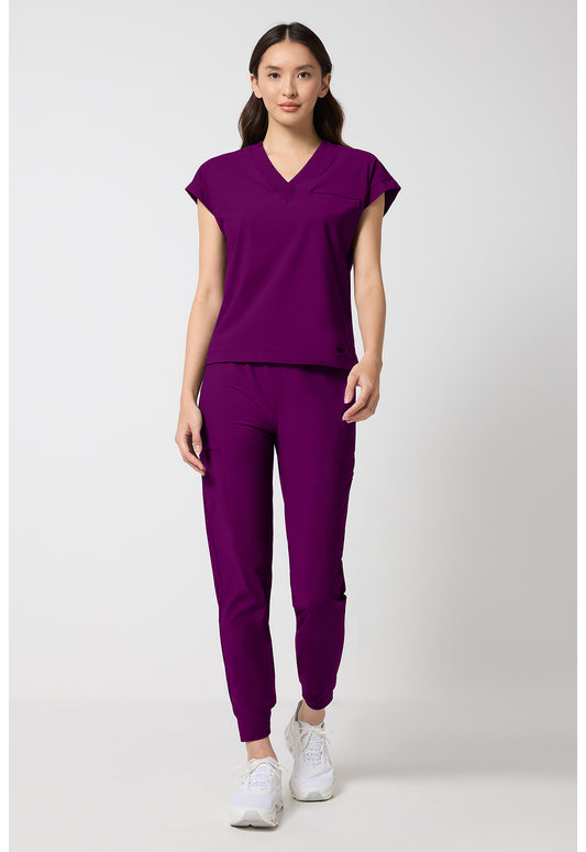 Pursuit IN00034 Women's Dolman V-Neck Top Wine