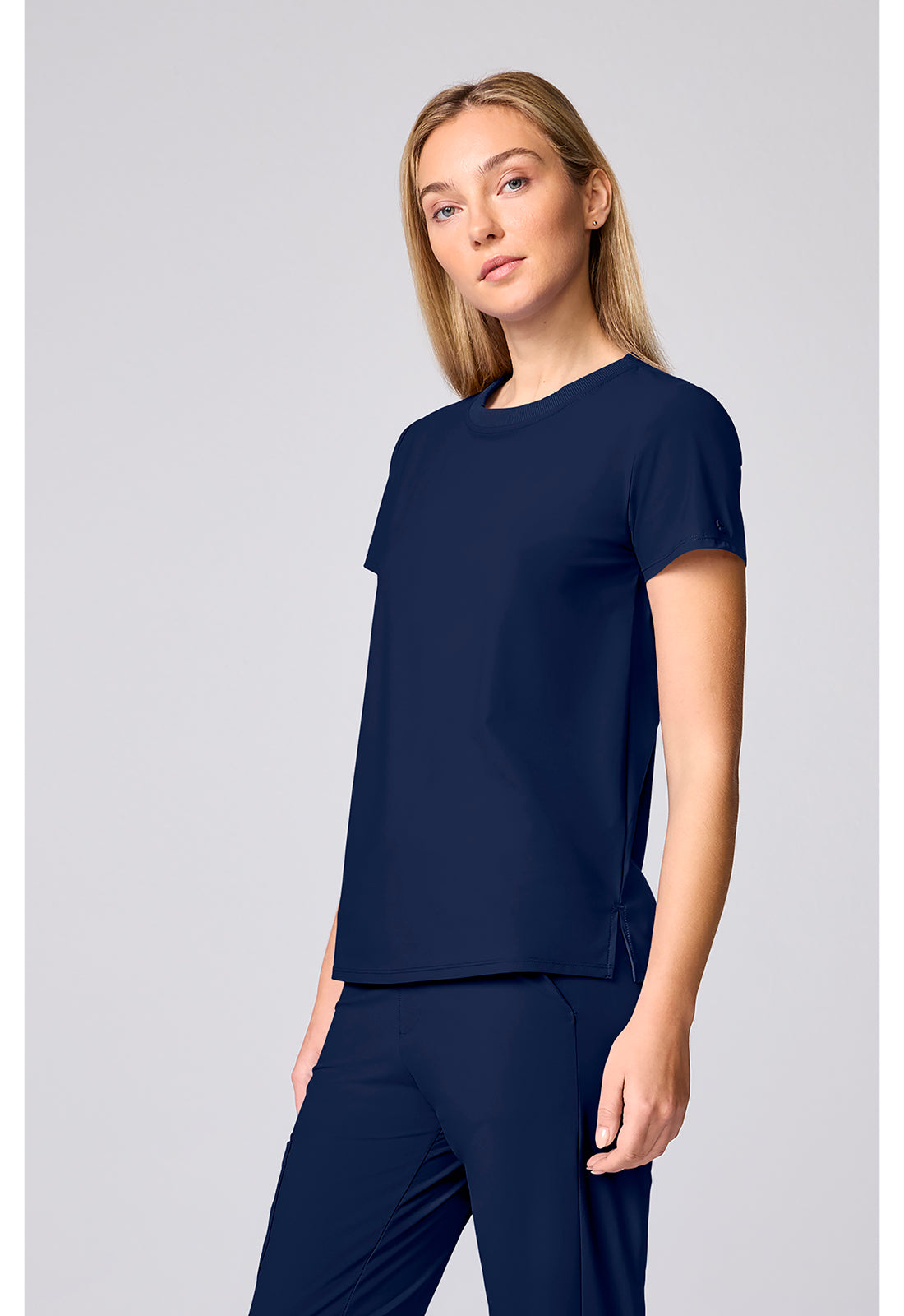Pursuit IN00037 Women's Crew Neck Scrub Top Navy