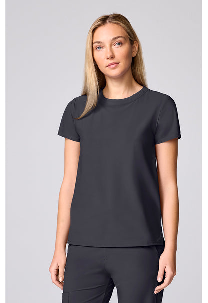 Pursuit IN00037 Women's Crew Neck Scrub Top Pewter