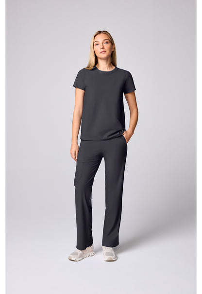 Pursuit IN00037 Women's Crew Neck Scrub Top Pewter