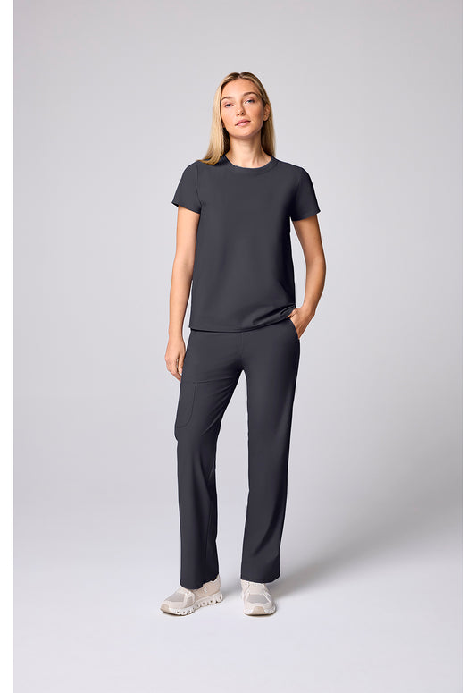 Pursuit IN00037 Women's Crew Neck Scrub Top Pewter