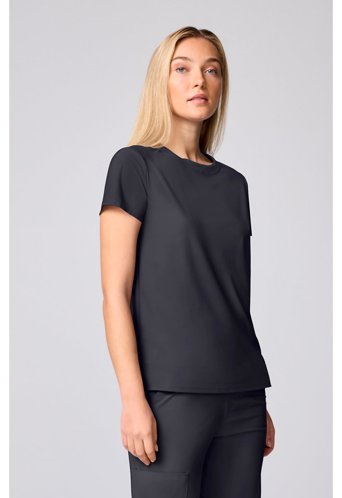 Pursuit IN00037 Women's Crew Neck Scrub Top Pewter
