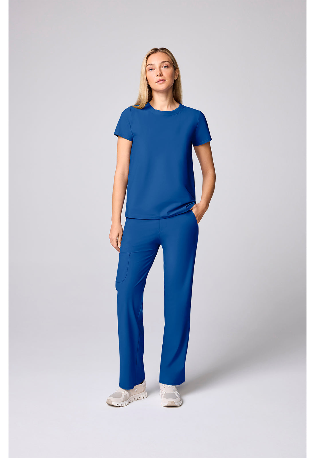 Pursuit IN00037 Women's Crew Neck Scrub Top Royal
