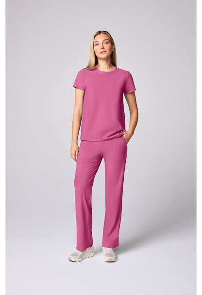Pursuit IN00037 Women's Crew Neck Scrub Top Tropical Pink