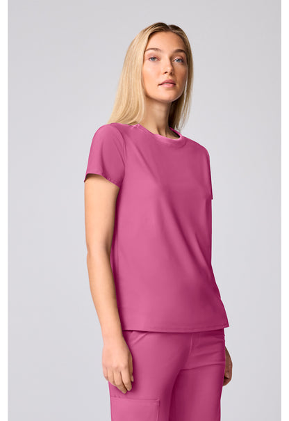 Pursuit IN00037 Women's Crew Neck Scrub Top Tropical Pink