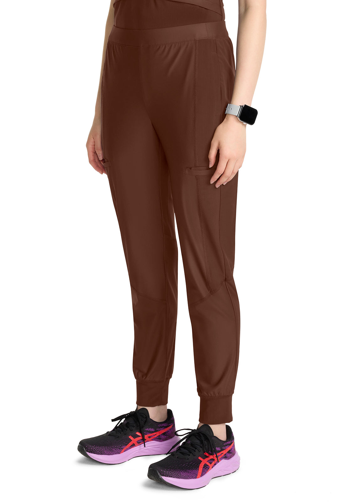Kinetic IN012A Women's Knit Convertible Jogger Espresso Express