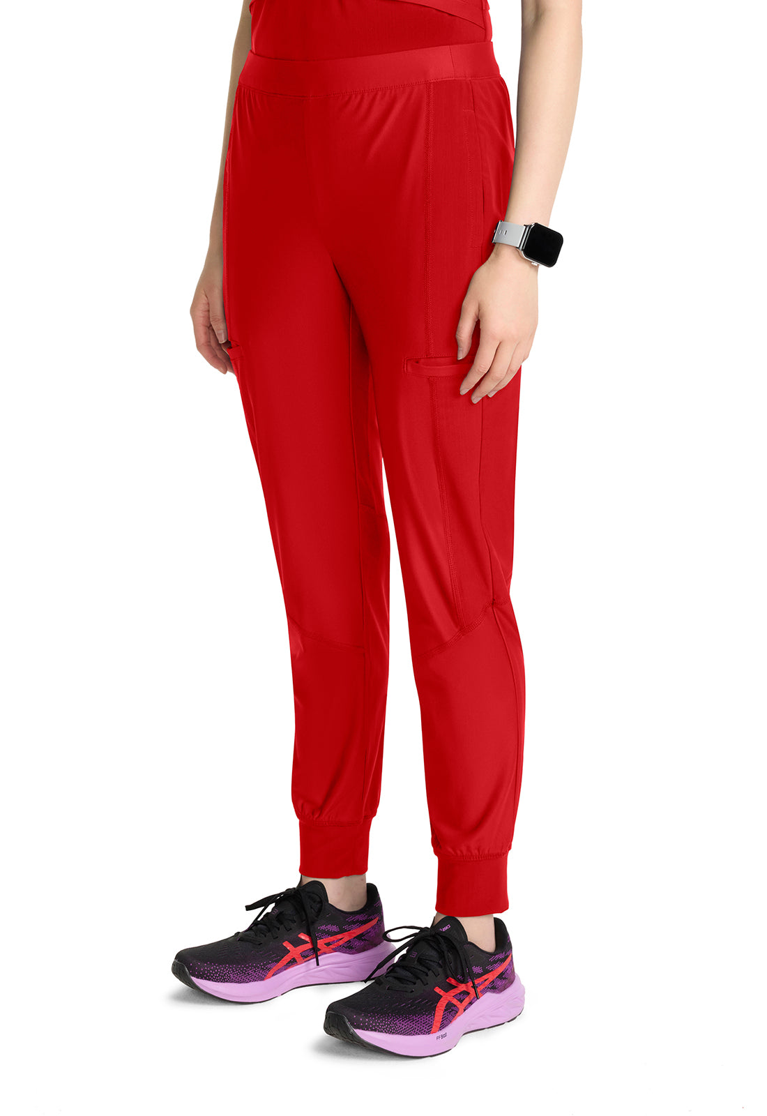 GNR8 Kinetic  IN012A Women's Knit Convertible Jogger Fire Bird Model Image Right Side | Infinity