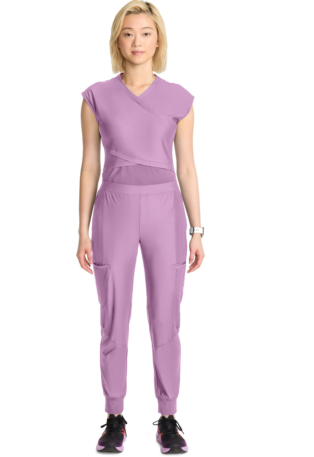 Kinetic IN012A Women's Knit Convertible Jogger Livewire Lilac