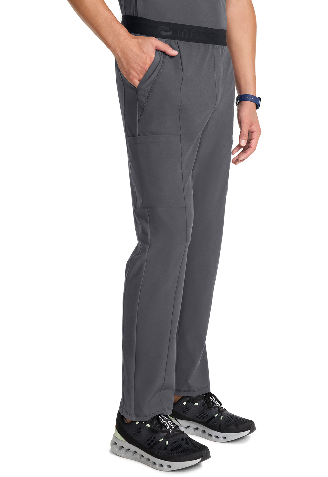 GNR8 IN013A Men's Straight Leg Pants Pewter Image