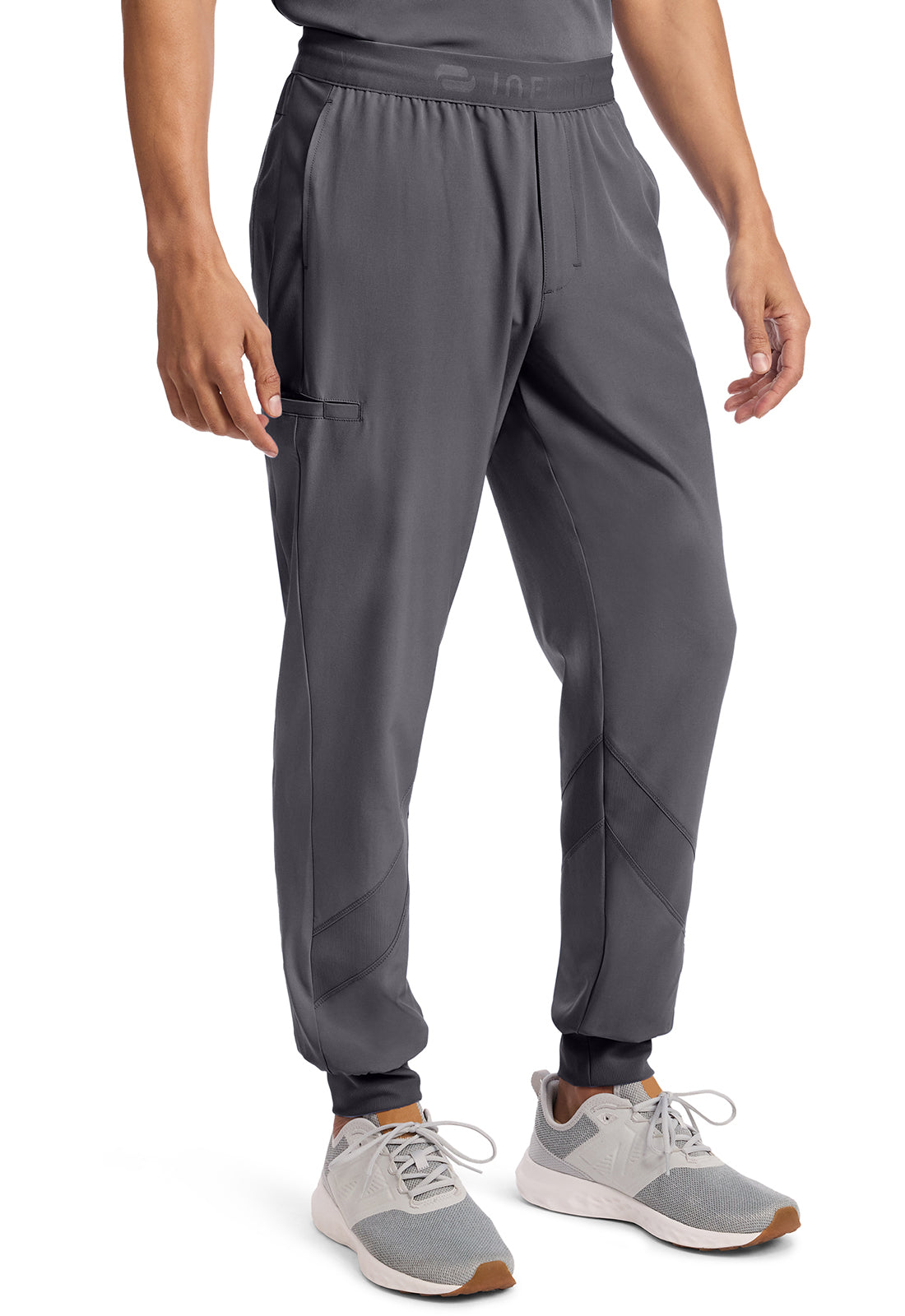 GNR8 IN016A Men's 5-Pocket Jogger Pants Pewter