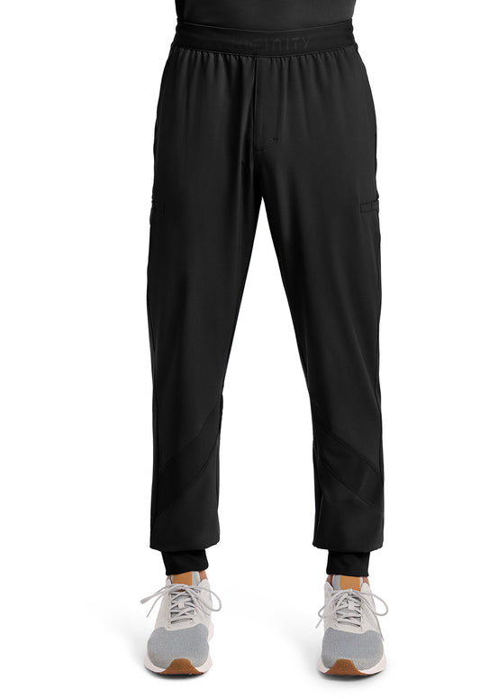 GNR8 IN016A Men's 5-Pocket Jogger Pants Black