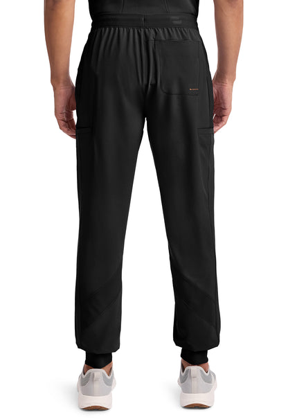 GNR8 IN016A Men's 5-Pocket Jogger Pants Black