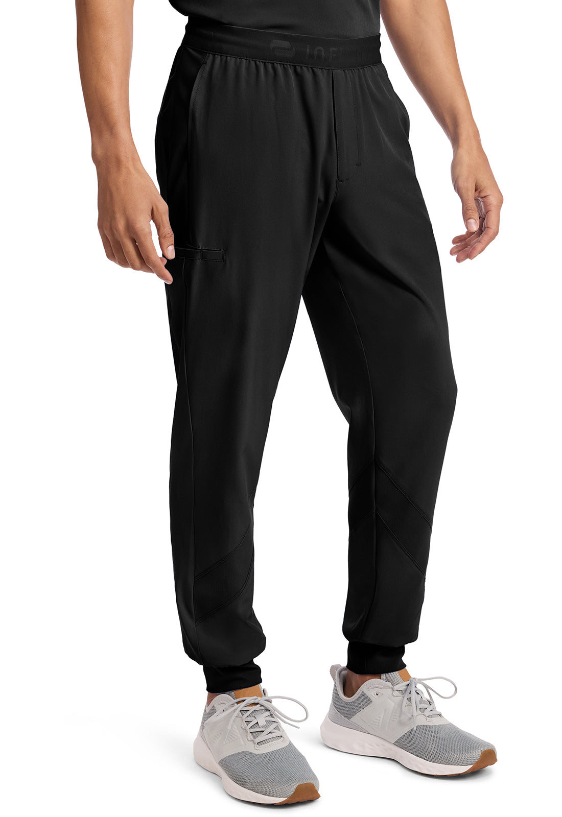 GNR8 IN016A Men's 5-Pocket Jogger Pants Black